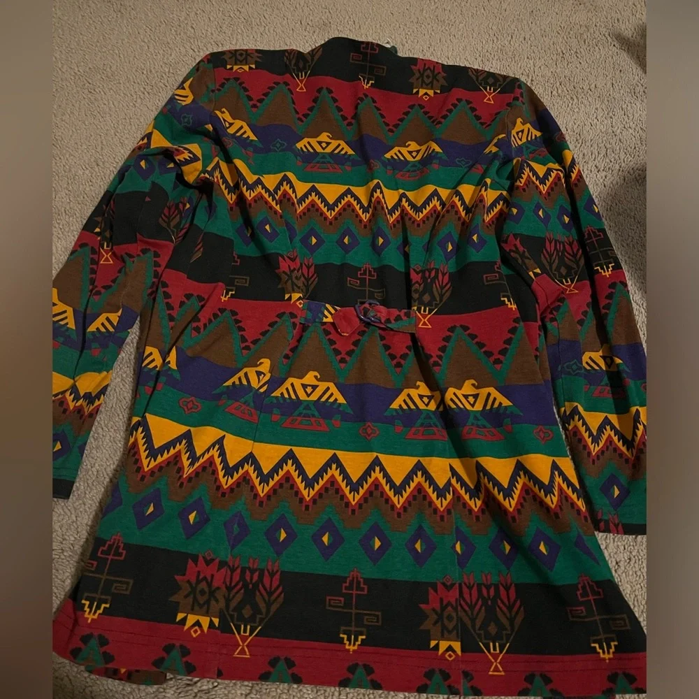 Colorful Patterned Women's Blazer/cardigan. READ DESCRIPTION - Picture 2 of 3